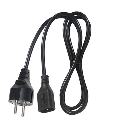 VDE H05VV-F 3G1.0mm2 Schuko a C14 cavo di alimentazione per server