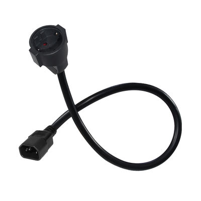 Cavo adattatore VDE CE approvato IEC C14 a Schuko H05VV-F 3G1.0mm²