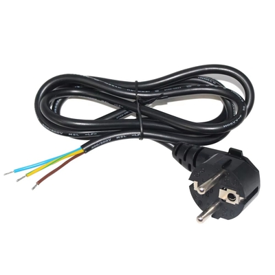 Cavo di alimentazione EU Schuko CEE 7/7 a fili spellati stagnati H05VV-F 3G1.0mm²