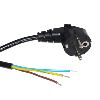 Cavo di alimentazione EU Schuko CEE 7/7 a fili spellati stagnati H05VV-F 3G1.0mm²