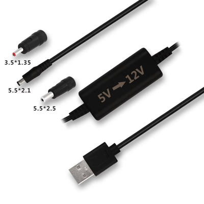 Cavo convertitore da USB a 9V DC, cavo di alimentazione step-up, cavo di aumento di tensione da USB 5V a 9V per router, altoparlanti, modem, fotocamere