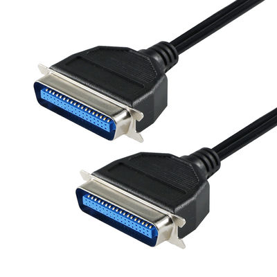 36 Pin CN36 Male to Male Parallel Cable Printer Extension Cord with Braid Shielding for Computer Plotter Industrial Device