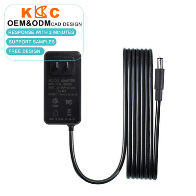 US Standard 12V 5A DC Power Supply con connettore a canna 5.5x2.1mm per luci a LED,motore elettrico / pompa d'acqua