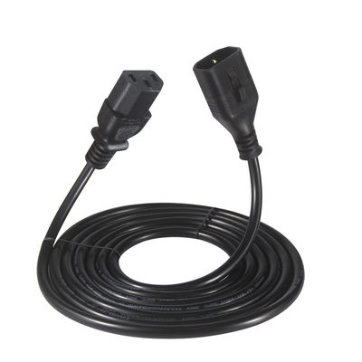 OEM 1.5M Computer AC Corde di alimentazione elettrica IEC C14 Plug To IEC C13 connettori femminili