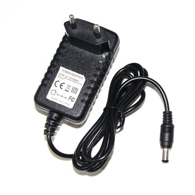 Bianco 1m 24AWG 12W caricabatterie a parete Kc 220V 1A trasformatore Ac Dc 5.5*2.1mm adattatore di alimentazione 12V 2A 24W