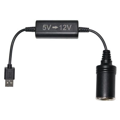 Cavo convertitore da 5V a 12V da USB a corrente continua per Powerbank del router