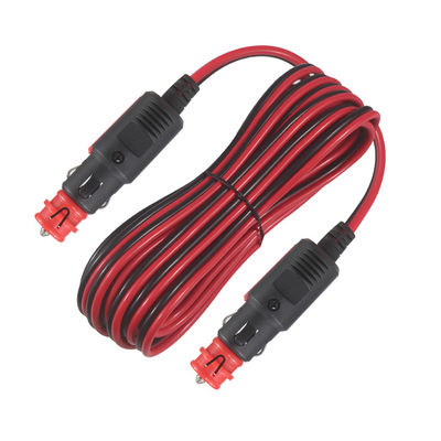 Corde di estensione per accendini di sigarette a doppio maschio 12V/24V per auto, camper, uso esterno - 3FT/5FT impermeabile universale
