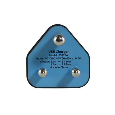 Caricabatterie SA con presa USB, porte USB-C e USB-A 5V 3.4A