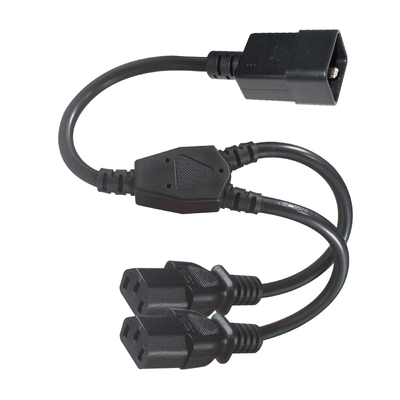 C20 a 2xC13 Cavo di alimentazione a Y 15A 250V Rame puro