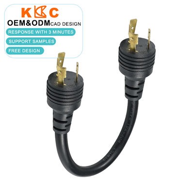 Cavo di prolunga adattatore Twist-Lock da 1,5 m da spina di bloccaggio NEMA L7-15P 14AWG 15A a presa di bloccaggio L7-15R per uso su palco e generatore